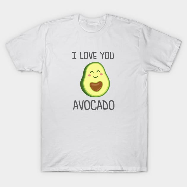 I Love you Avocado cute T-Shirt by TheDesignDepot